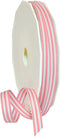 Morex Ribbon Striped Polyester Grosgrain Ribbon, Party Decorations, Gift Wrapping, Fun Patterns, 3/8" by 20 yd., Pink...