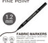 ZEYAR Permanent Markers Fabric Art Pens, Great on Bags, Shoes, T-shirts & Other Fabric Paint Materials - Child Safe & Non-Toxic For Washable Art a...