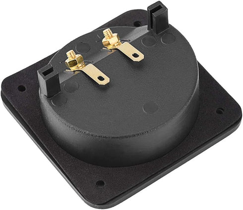 Speaker Box Terminal Cup, Square Double Binding Post Subwoofer Box Speaker Terminal Plates for DIY Home Car Stereo Speaker...