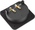 Speaker Box Terminal Cup, Square Double Binding Post Subwoofer Box Speaker Terminal Plates for DIY Home Car Stereo Speaker...
