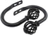 2 Pack Curtain Holdbacks,ULIFESTAR U Shaped Wall Mounted Curtain Tieback Hooks Drapery Tiebacks Decorative Curtain Hooks Window Treatment Holdback...