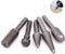 5 PCS Rotary Drill Bit Set Woodworking Rasp Wood Carving Bits 1/4” Shank Power Carving Bits Rotary Burr Set...