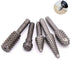 5 PCS Rotary Drill Bit Set Woodworking Rasp Wood Carving Bits 1/4” Shank Power Carving Bits Rotary Burr Set...