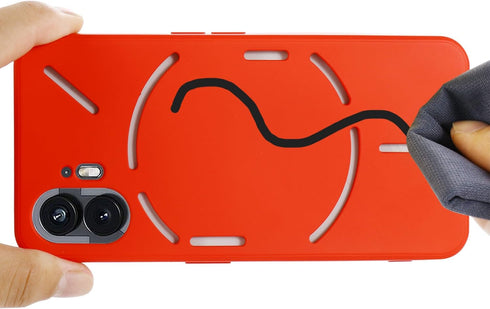 Case for Nothing Phone 2, Silicone Protective Phone Case for Nothing Phone 2 with Silicone Lanyard, Slim Thin Soft Shockproof Cover for Nothing Ph...