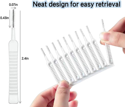 Shower Head Cleaning Brush,30pcs Small Hole Nylon Brush, Multi-Function Small Gap Brush,Gap Hole Anti-Clogging Cleaning Brush,Shower Phone Hole Ho...