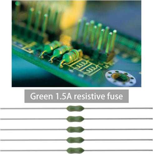 The Lord of the Tools 5Pcs 1.5A Pico Fuse Replacement Compatible with Nintendo SNES Console 1.5A Resistive Fuses Fast Blow Leaded 125 Volt Resin...