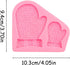 Christmas Knitted Glove Cake Decorating Silicone Mold 1 Pcs for Cake Decoration Candy Cupcake Topper Cake Polymer Clay Crafts Epoxy Resin...
