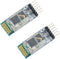 HiLetgo 2pcs HC-05 Wireless Bluetooth RF Transceiver Master Slave Integrated Bluetooth Module 6 Pin Wireless Serial Port Communication BT Module f...