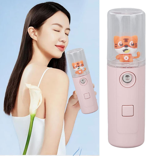 Nano Facial Mister, Face Mister 30ml Nano Mist Deep Hydrating Cooling Moisturizing Cute Portable Size Nano Mist Diffuser for Makeup Skin Care Eyel...