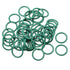 uxcell Fluorine Rubber O-Rings, 13mm OD 10mm ID 1.5mm Width FKM Seal Gasket for Machinery Plumbing, Green, Pack of 50...