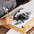 2 Pack General Sketch Pencil Charcoal White Pencils White Highlight Pen Drawing and Sketching Pencil Art Supplies Charcoal Stick Wooden White Penc...
