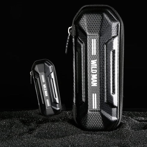 WILD MAN Bike Tool Storage Bag Hard Shell Waterproof Bicycle Repair Bag for Mountain Road Bike MTB Cycling(XT11,Black)...