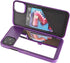 for iPhone 11 Case, Wallet Case with Kickstand Built-in Mirror Shockproof Card Holder Protective Cover for Apple iPhone 11 6.1 Inch - Purple...