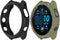 2Pack Soft TPU Case Cover (Black+Green) Compatible with Garmin Forerunner965 Running Smartwatch Protective Case Intended for Forerunner 965 Watch ...
