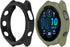 2Pack Soft TPU Case Cover (Black+Green) Compatible with Garmin Forerunner965 Running Smartwatch Protective Case Intended for Forerunner 965 Watch ...