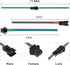 3 Pin Led Strip Connector, SUPERNIGHT 3 Pin Connector for WS2811 WS2812 WS2812B SK6812 LED Strip Lights, 7 Pairs JST SM Male Female Plug LED Conne...