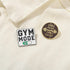 Motivational Enamel Lapel Pin Gym Mode Quotes Words Pin Inspirational Pin Sports No Pain No Gain Positive Saying Brooch for Clothing Bags Denim La...