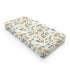 Summer Oranges Leaves Changing Pad Cover, Oranges Fruits Prints Baby Nursery Diaper Changing Table Pad Cover, Unisex Oranges Pattern Diaper Changi...