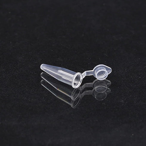 0.2ml Microcentrifuge Tubes with Snap Cap, Polypropylene Graduated, 1000 Pcs Sterilized Clear Plastic Small Vials with Caps for Sample Storage wit...