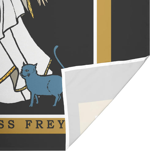The Goddess Freyja Tarot Card Tapestry - Norse Goddess Freya Pagan Witch Wall Hanging Home Decor (60" x 50")...