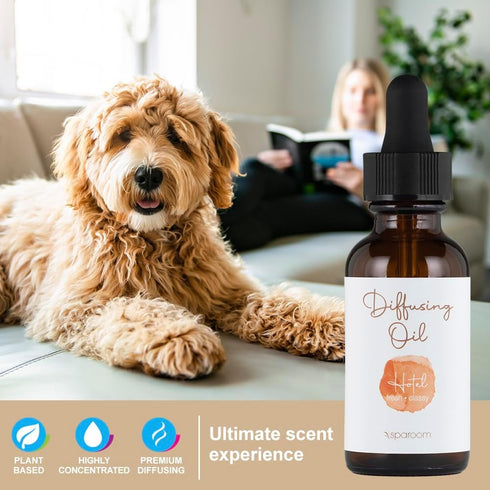 SpaRoom Aromatherapy Diffusing Fragrance Essential Oils Crafted Blends for Diffusers, Candles and Air Fresheners, 30 mL, Fresh and Classy Hotel Sc...