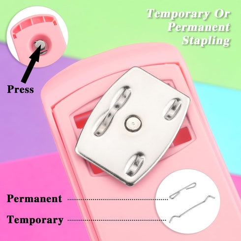 Stapler, Office Stapler, Desktop Stapler, Stapler for Desk(Pink)...