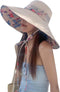 6" Extra Wide Brim Sun Hats UPF 50+ UV Protection Packable Beach Hat Strap Women...