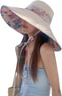 6" Extra Wide Brim Sun Hats UPF 50+ UV Protection Packable Beach Hat Strap Women...