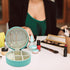 Travel Jewelry Case, Small Round Travel Jewellery Organiser for Women, Waterproof Portable Travel Jewelry Box (Blue)......