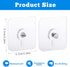 20 Pcs Self Adhesive Wall Hooks No Drill Hooks for Hanging, No-Trace Sticker Frame Hangers without Nails for Mount Wall Shelf, Heavy Duty Adhesive...