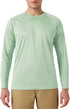 Men's UPF 50+ Rash Guard Swim Shirt Long Sleeve Moisture Wicking Quick Dry Lightweight Wrinkle-resistant Fishing Running, Cameo Green, X-Large...