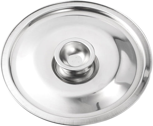 Silver Stainless Steel Pan and Pot Lid - Universal Replacement Cover for Skillets - Frying Pans - for Cast Iron Cookware - 16cm Diameter...