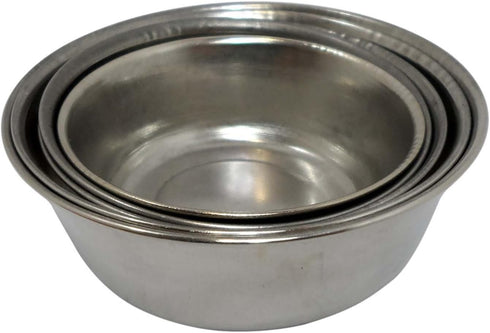 5 Pc. Nested Stainless Steel Bowl Set | Graduated Sizes 2.25" to 3.25" | Multi-Functional | Dishwasher Safe | Elegant Space-Saver...