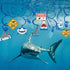 30Ct Shark Hanging Swirl Decorations, Under The Sea Party Supplies, Ocean Birthday Theme, Jaw Kids Decor for First Bday 1st Boys Girls Baby Shower...