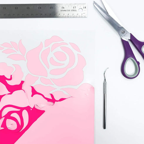 Siser EasyWeed Heat Transfer Vinyl 11.8" x 2FT Roll - Compatible with Siser Romeo/Juliet & Other Professional or Craft Cutters - Layerable - CPSIA...