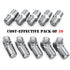 10 Pack RG6 Coaxial Cable Right Angle Connector F Type Female to Male Adapter Connector 90 Degree, F-Type Female to Female Coax Extender TV Cables...