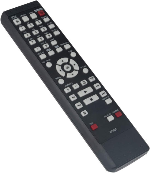 NC003UD NC003 Replace Remote Control fit for Magnavox HDD DVD Recorder DVDR Player MDR557H MDR533H MDR557H/F7 MDR533H/F7 MDR535H MDR535H/F7 MDR537...