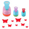TECH-P Creative Life 3 PCS 1.5",1",5/8" Butterfly Shape Craft Punch Scrapbook Paper Cutter Eva Foam Hole Punch Paper Puncher Set Scrapbook Craft P...