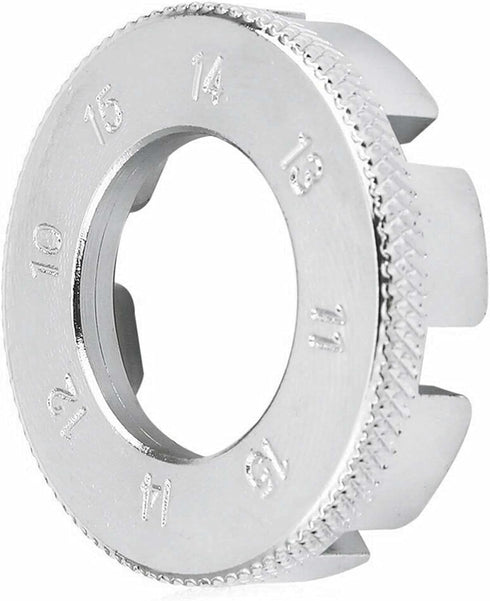 Bicycle Spoke Wrench Tool 6 in 1 Bike Wheel Spoke Tool for Truing and Repairing Cycling Wheels...