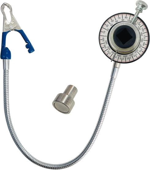 Sutekus Torque Angle Meter 1/2" Drive Wrench Angle Gauge with Flexible Clip Arm...