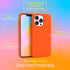 FELONY CASE - iPhone 11 Pro Case - Neon Orange Silicone Phone Cover | Liquid Silicone with Anti-Scratch Microfiber Lining, 360° Shockproof Protect...