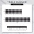 DII Farmhouse Gingham, Checked Tabletop Collection, Table Runner, 14x108, French Blue...