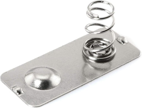 20 PCS Metal AA Batteries Spring Contact Plate Terminal Silver Battery 29mmx12mm...