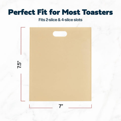 Reusable Toaster Bag - For Grilled Cheese Sandwiches, Pizza Rolls, + - Nonstick Toaster Bags Made of Teflon - BPA & PFOA Free Little Bags - Toaste...