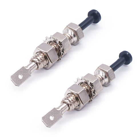 weideer 4Pcs 12V Door Pin Switch Momentary Universal Adjustable Car Bonnet Alarm Light Hood Switch K-025-I...