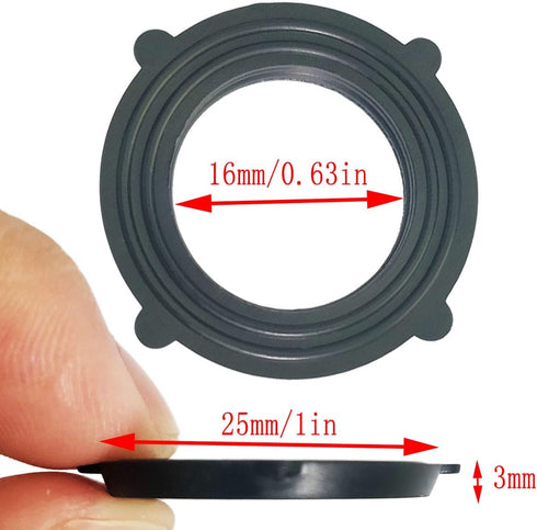 TTSAM Garden Hose Seal Waters Hose Washers Hose Ring, Rubber Hose Gaskets Firmly Set Inside Fittings for Garden Hose and Water Faucet (Pack of 20)...