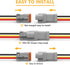 Newdeli Deutsch 3 Pin Connector Kit Waterproof Electrical Connector 16 AWG Male and Female Automotive Wire Connectors for Car Truck Boat, Dt Conne...