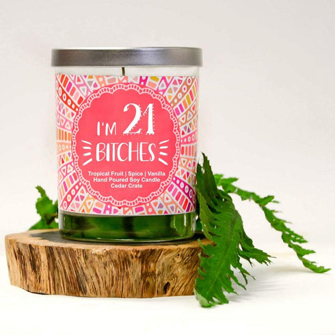 21st Birthday Gift for Her | I'm 21 | Funny Scented Candle Gift for Daughter, Son, BFF, Sister, Best Friend, Cousin, 21 Year Old Birthday Candles ...