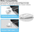 Wireless Mouse for MacBook Pro MacBook Air MacBook Laptop Mac iMac Desktop Computer Chromebook Win7/8/10/11 PC HP Dell Laptop (WHITE 2)...