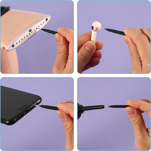 30pcs Shower Head Cleaner Tools, Shower Head Cleaning Brushes Multi-Size Shower Head Cleaner Picks Anti-Clogging Cleaning Brush for Bathroom Small...